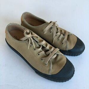 Clarks active lace up Athletic Shoes Womens Size‎ 8.5M Comfy Beige Black